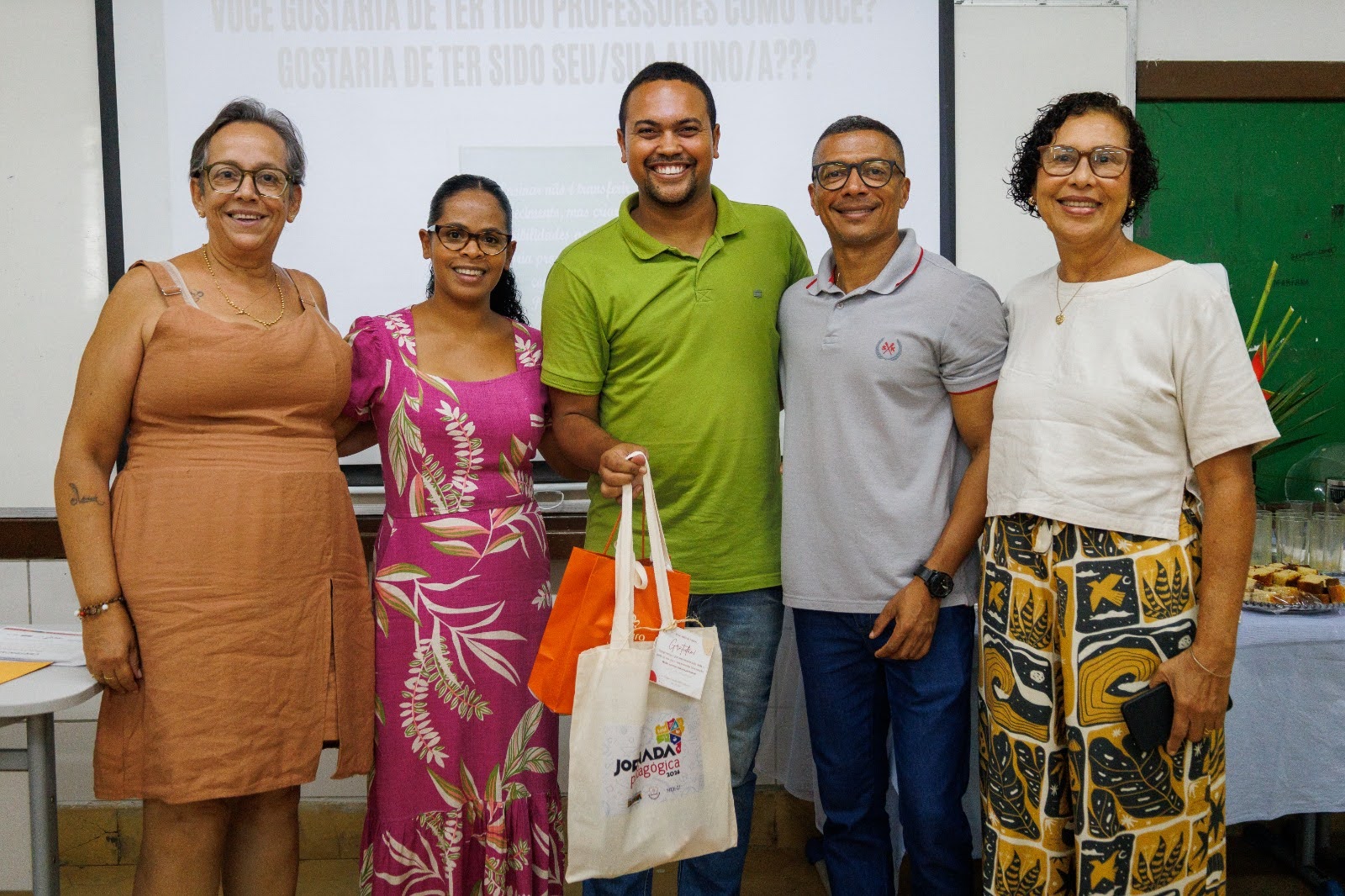 Alfredo em jornada pedagógica