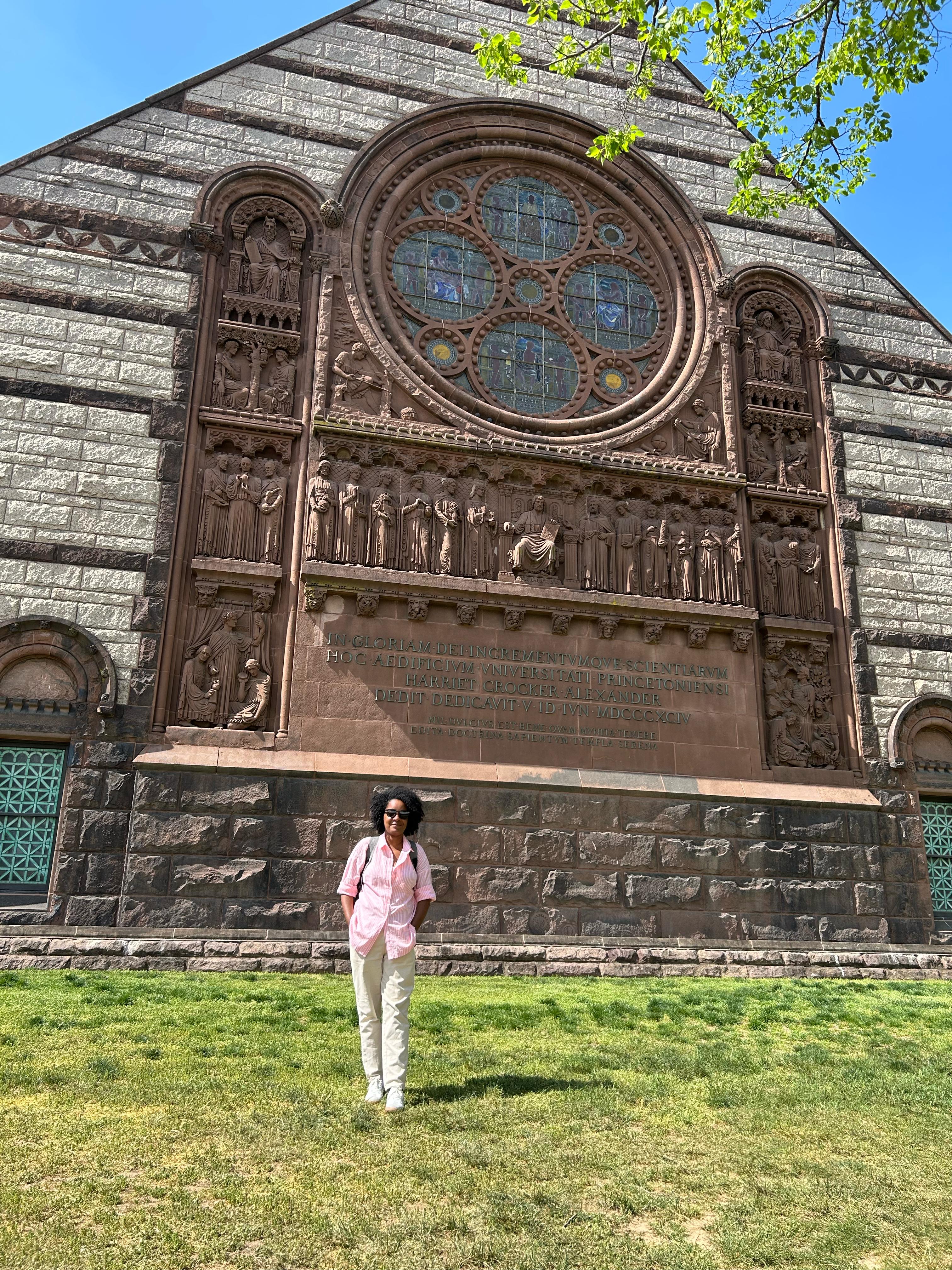 Camila Sena da Luz na Princeton University em 2025