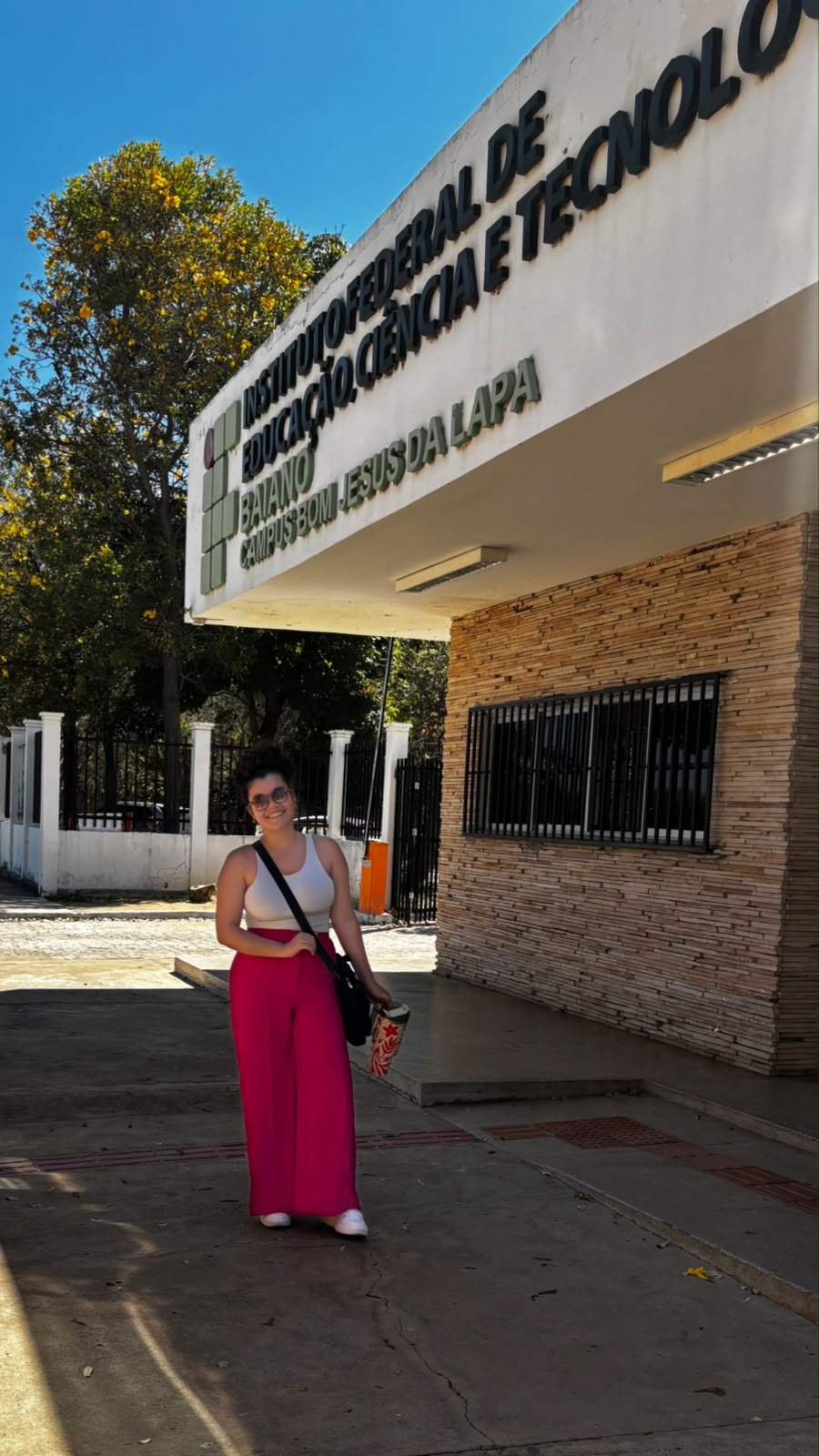 Eduarda Vitória Sena Amorim em sua atuação no IF Baiano, Campus Bom Jesus da Lapa