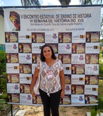 Maria no V Encontro Estadual de Ensino de História