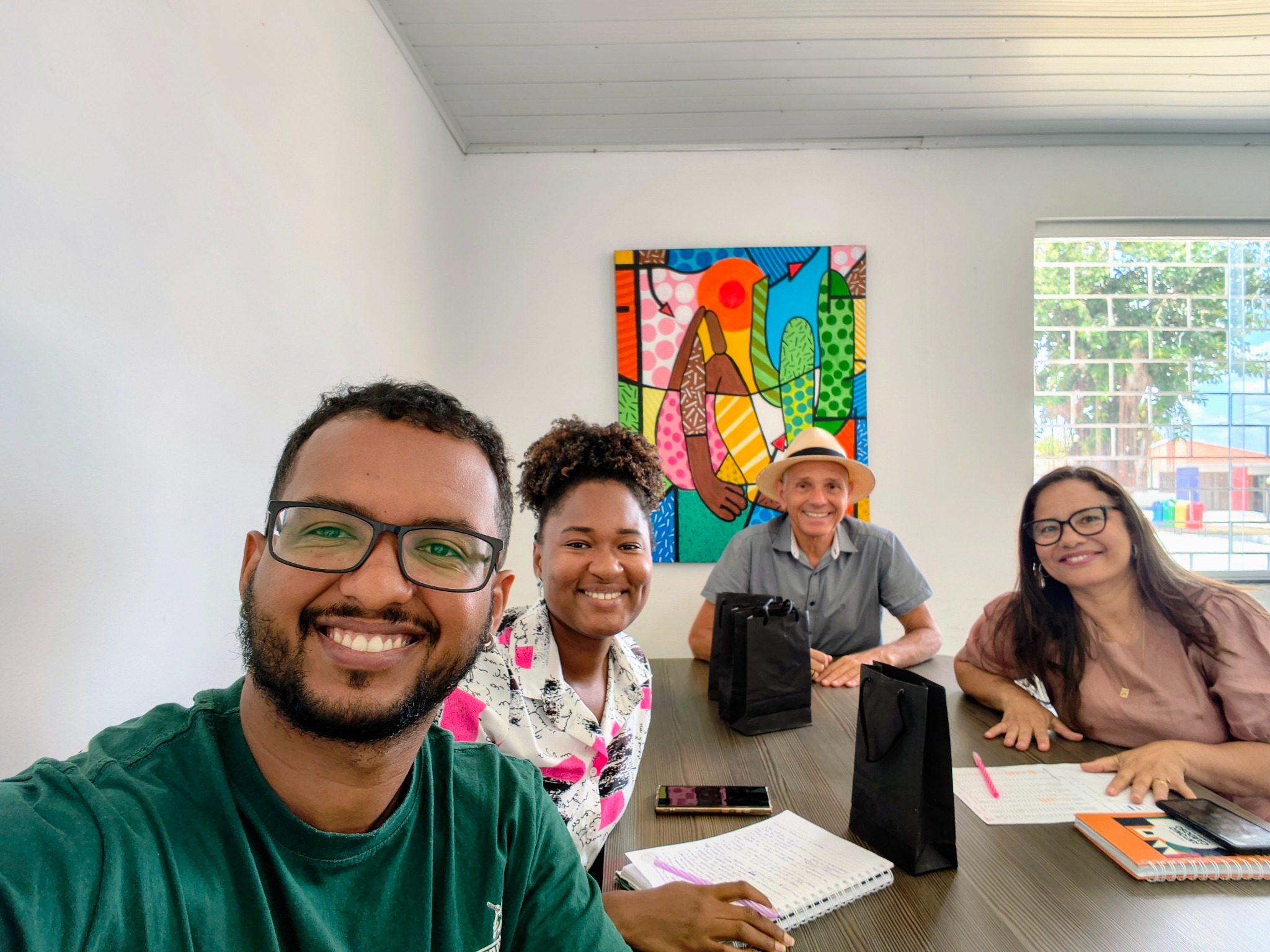 Reunião da comissão da Feira Literária de Antônio Cardoso em 2025