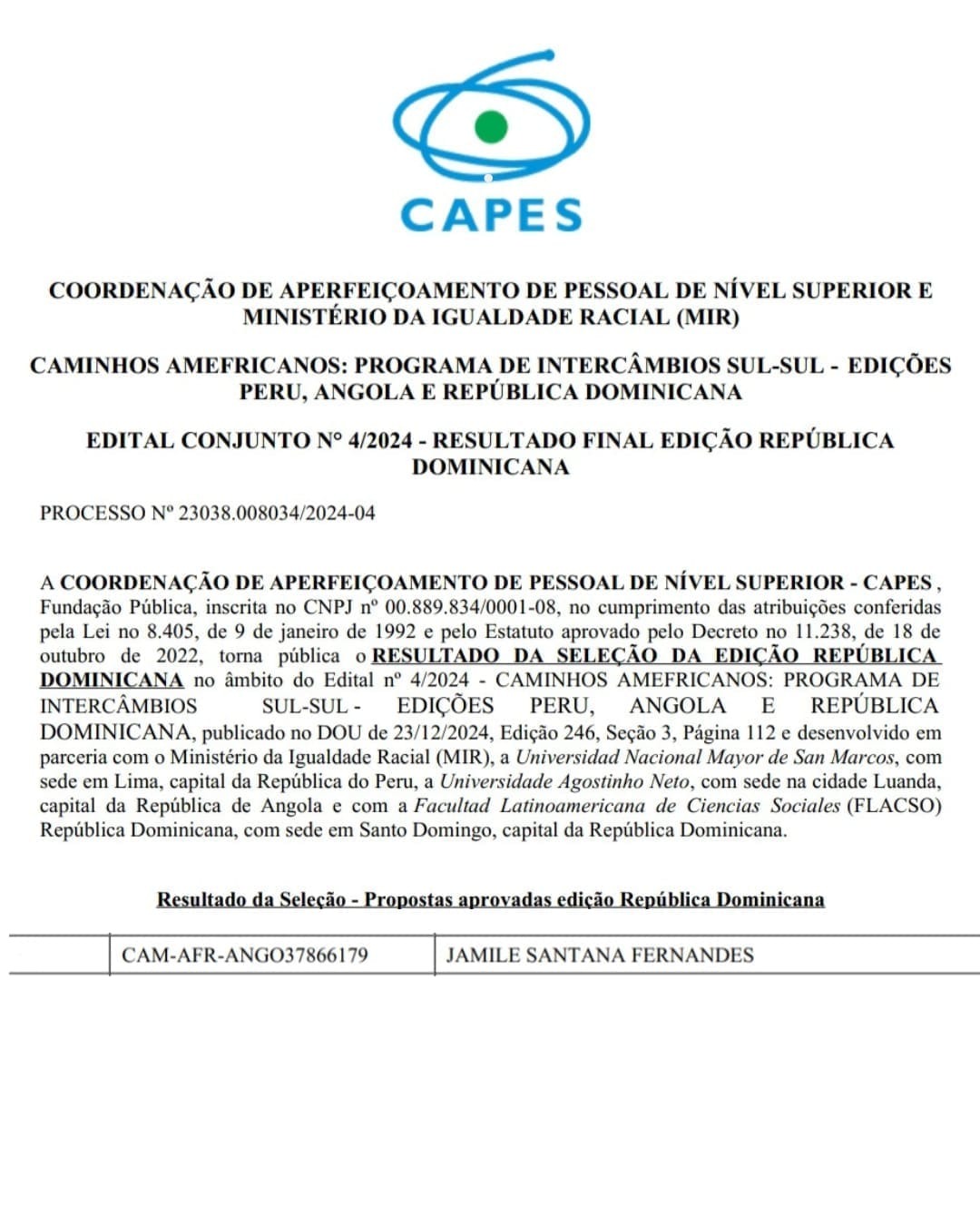 Caminhos Amefricanos — Jamile, 2025
