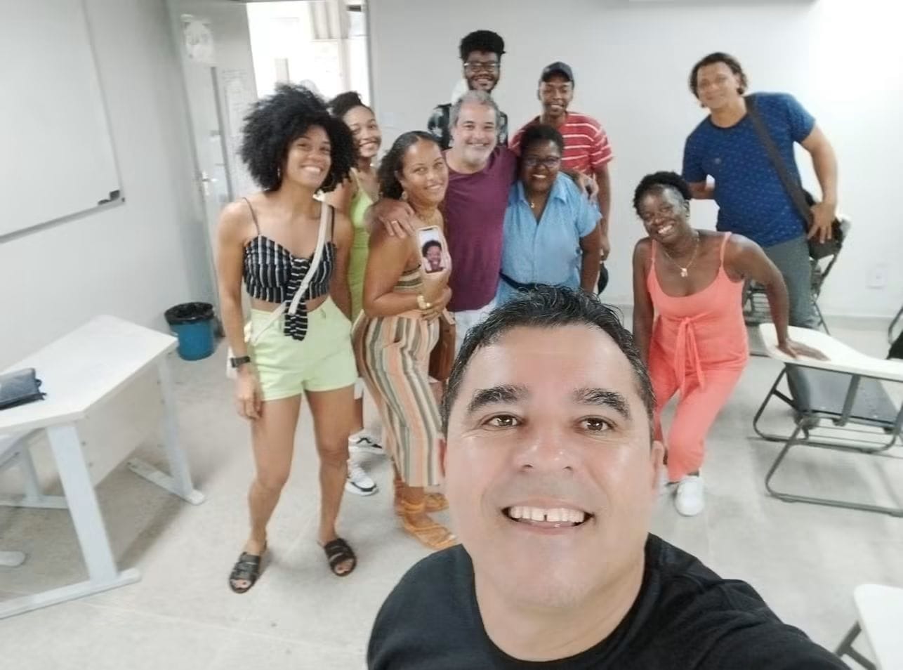 Aula no CAHL — Viviane