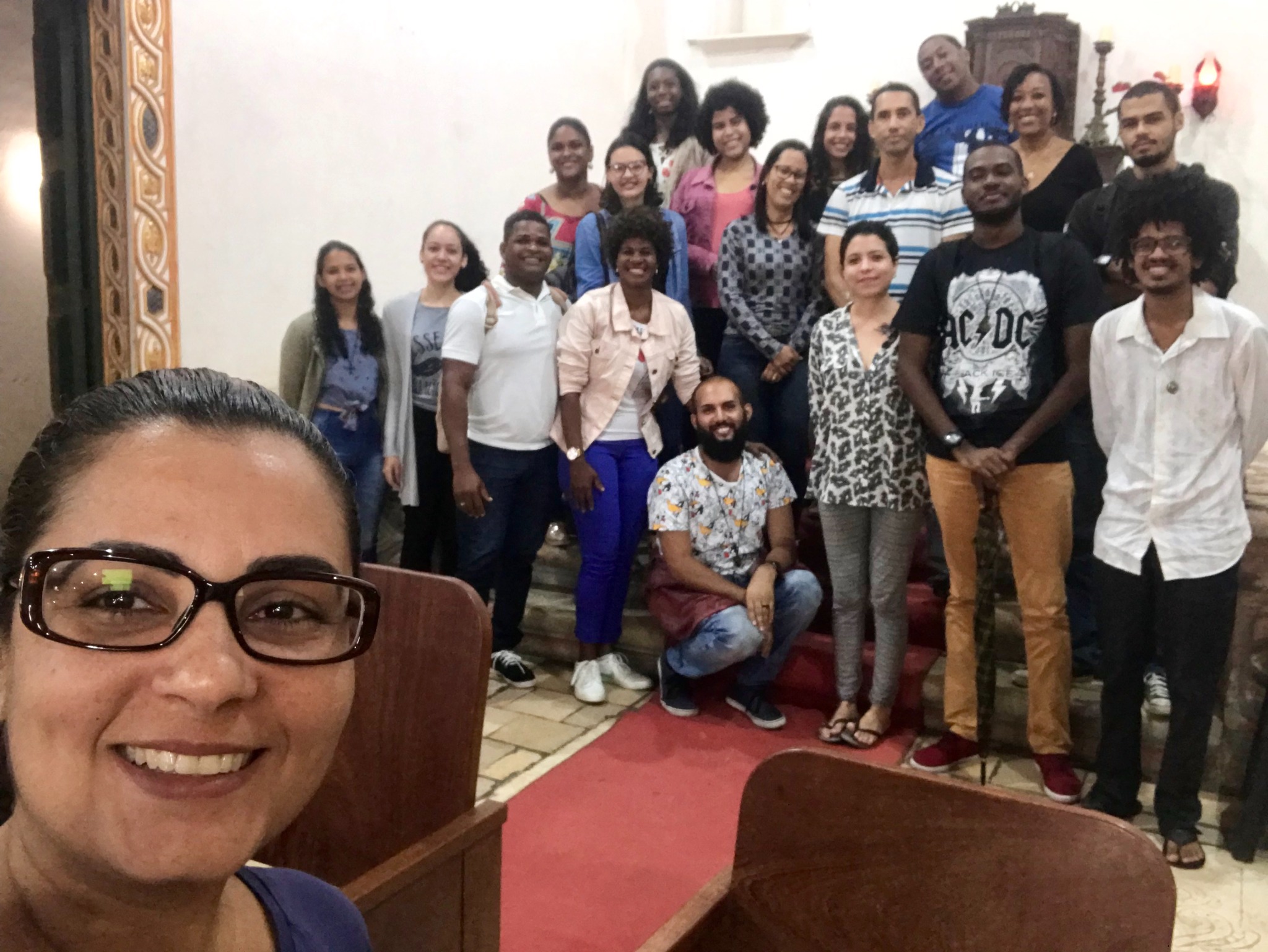 Aula de campo na Igreja de Belém da Cachoeira