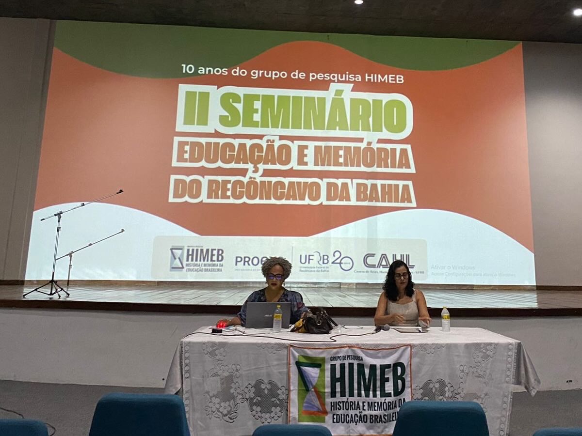 Registro do II Seminário Educação e Memória do Recôncavo da Bahia