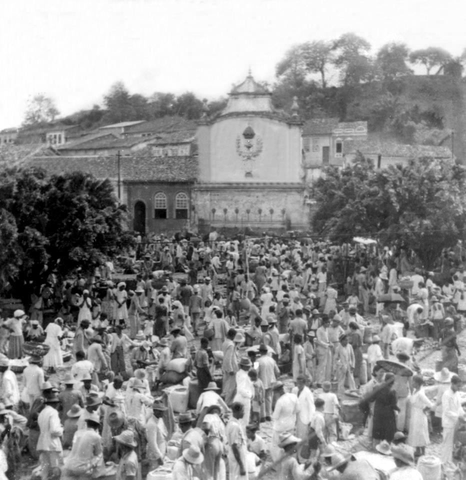 Feira histórica em Cachoeira